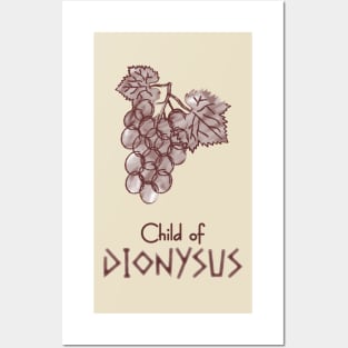 Child of Dionysus – Percy Jackson inspired design Posters and Art